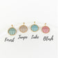 Ohrringe Gold Split Circle