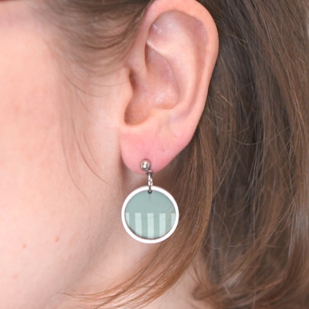 Ohrringe Silber Split Circle
