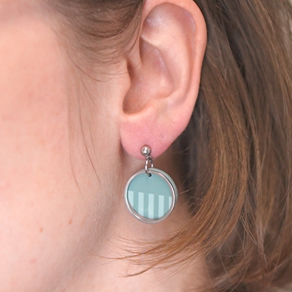 Ohrringe Silber Split Circle