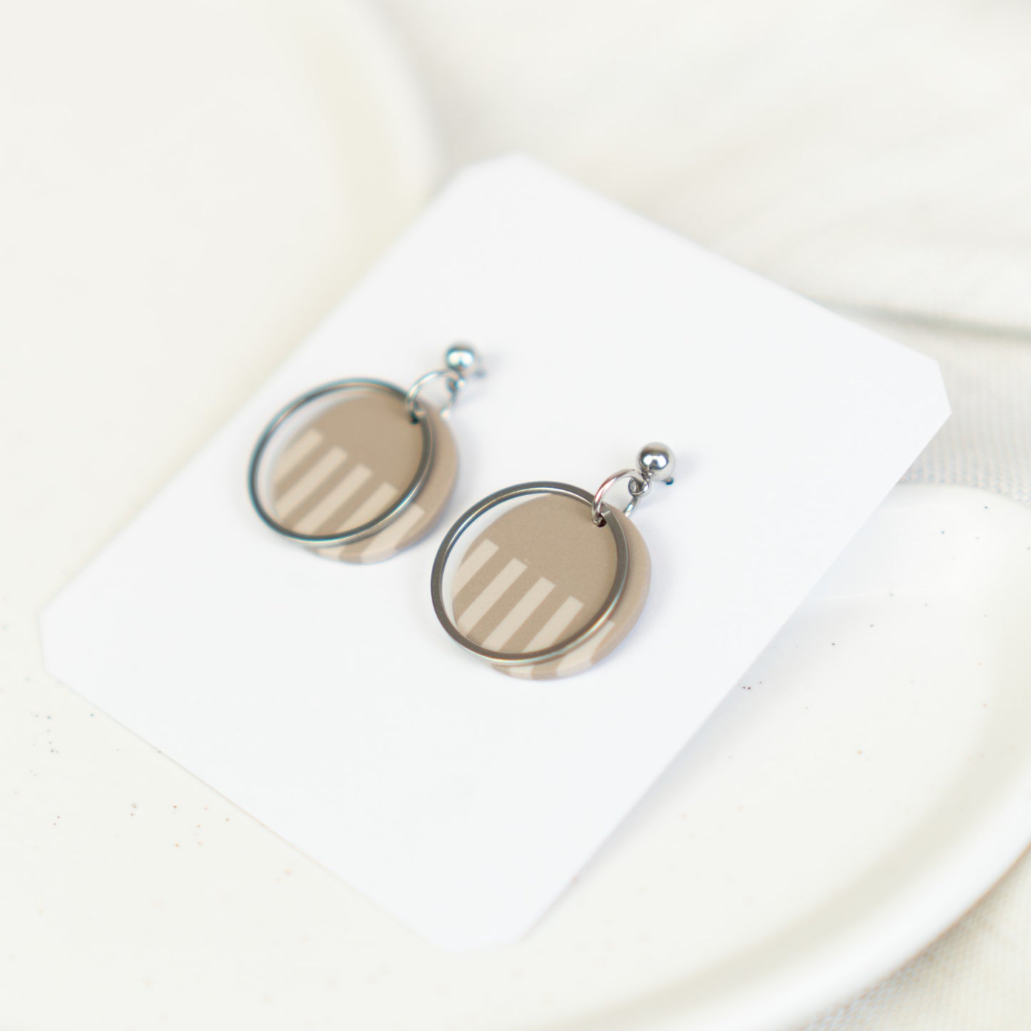 Ohrringe Silber Split Circle