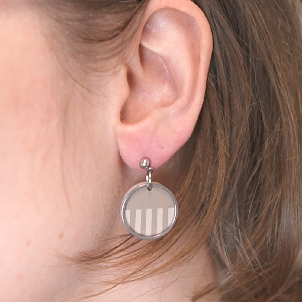 Ohrringe Silber Split Circle