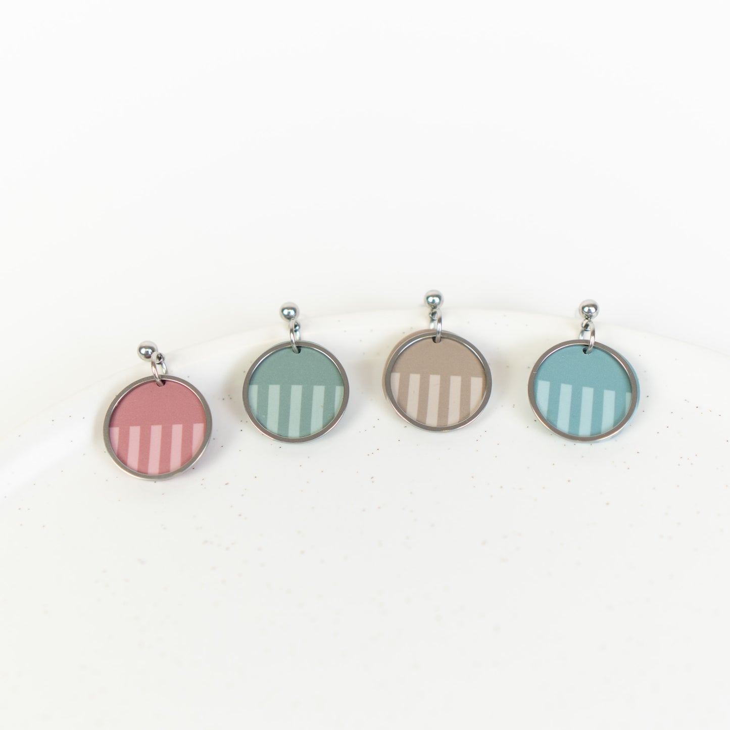 Ohrringe Silber Split Circle