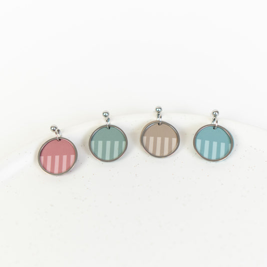 Ohrringe Silber Split Circle